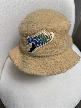 Beige Sherpa Bucket Hat